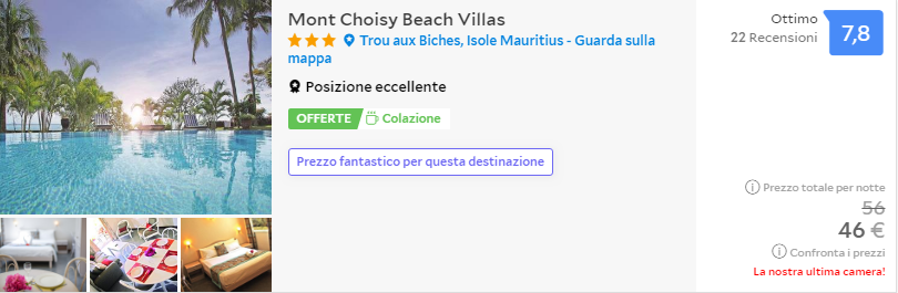 last minute per mauritius