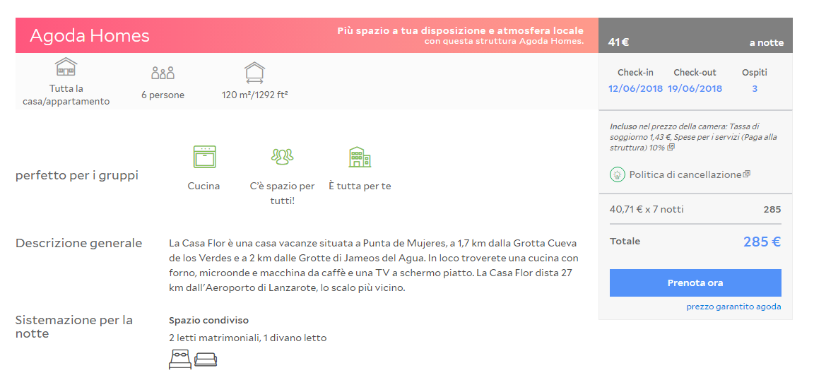 settimana a lanzarote