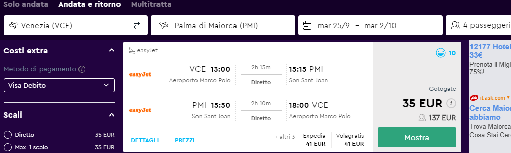 Maiorca low cost