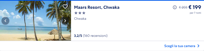 vacanza a zanzibar low cost