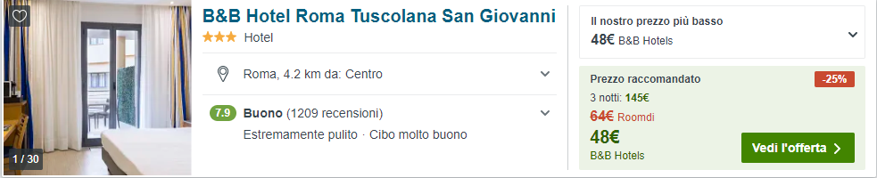 pasqua a roma low cost