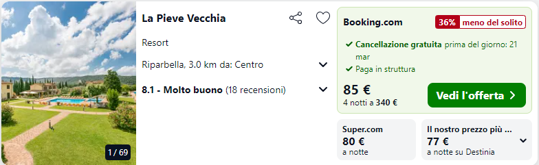 vacanze low cost in toscana