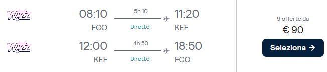 voli low cost per l'islanda