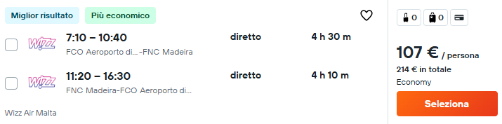 vacanze low cost a madeira