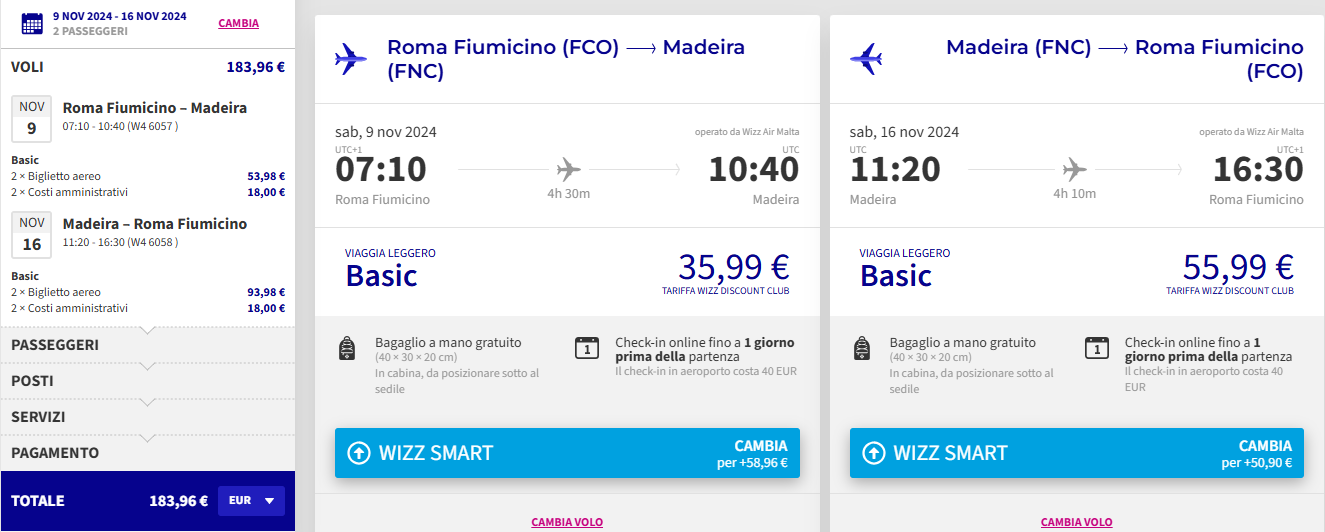 vacanze low cost a madeira